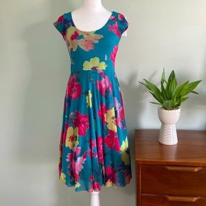 Anthropologie Weston Wear Floral Quinby Dress Open Back Size Small New C…
